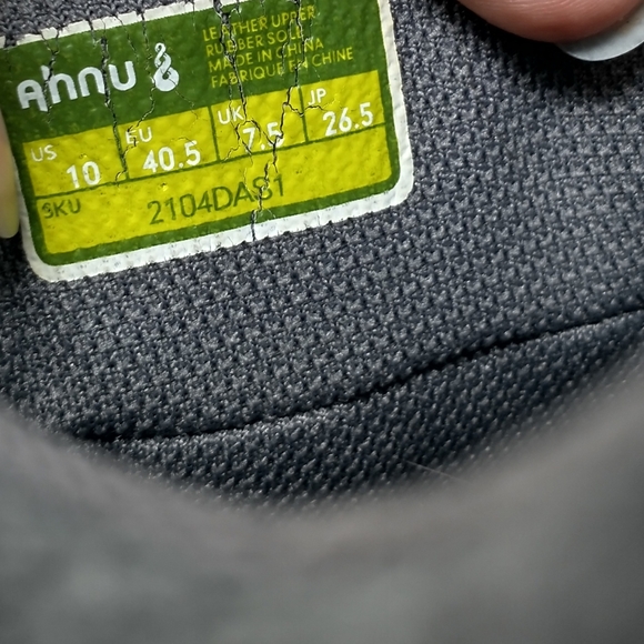 Ahnu Leather Low Comfort Hiking Shoes Women's 10 - Picture 7 of 8